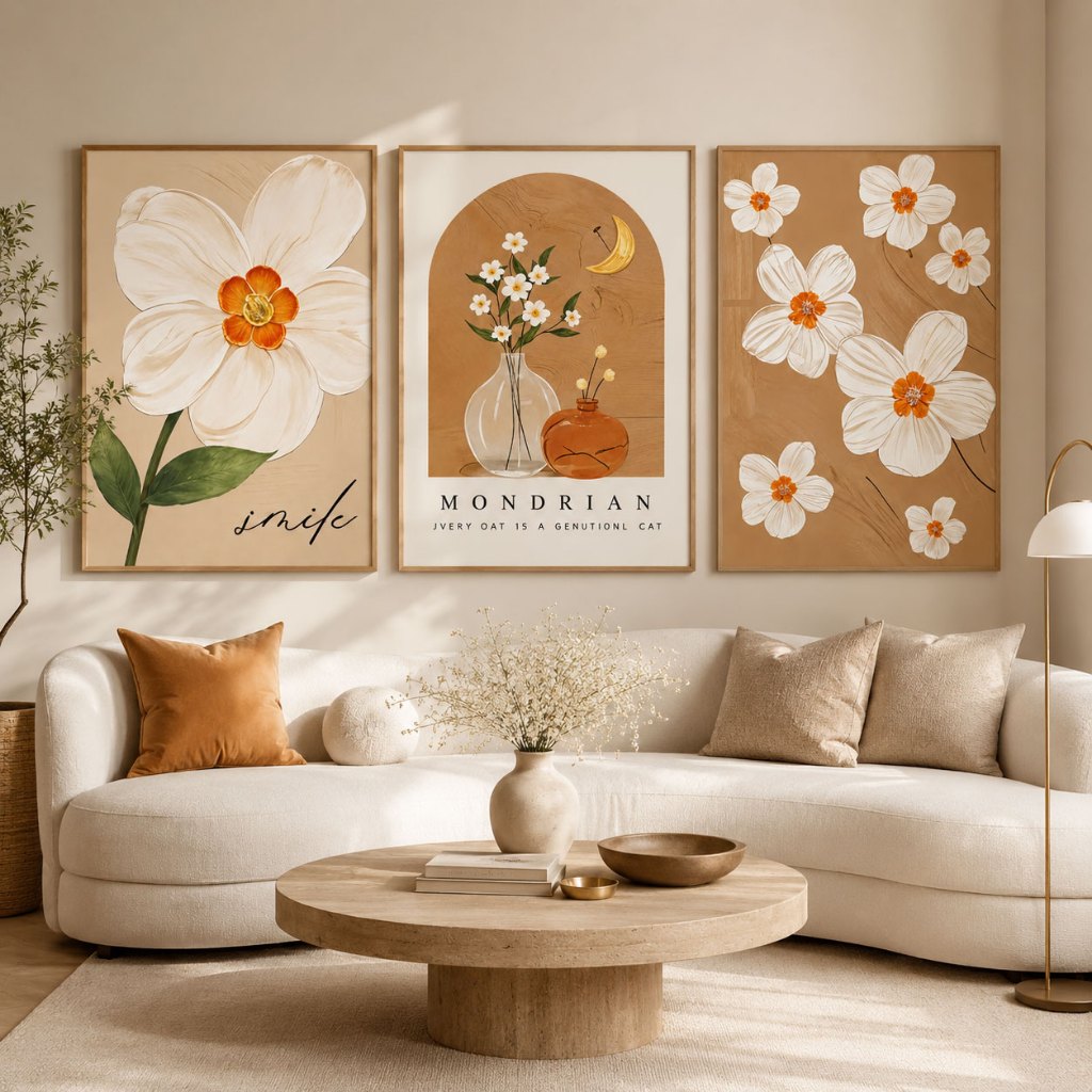 Tranh Treo Tường Canvas Căng Khung Gỗ Cao Cấp, Decor Phòng Khách Phòng Ngủ, Nhiều Mẫu 30x40/40x60cm