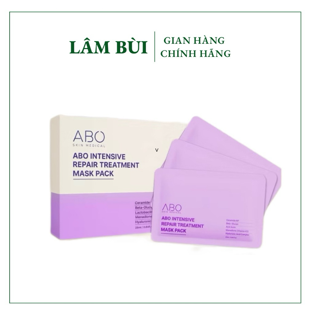 [HÀNG CÔNG TY] Mặt nạ cấp ẩm phục hồi ABO B5 HA Intensive Repair Mask phù hợp cho mọi loại da