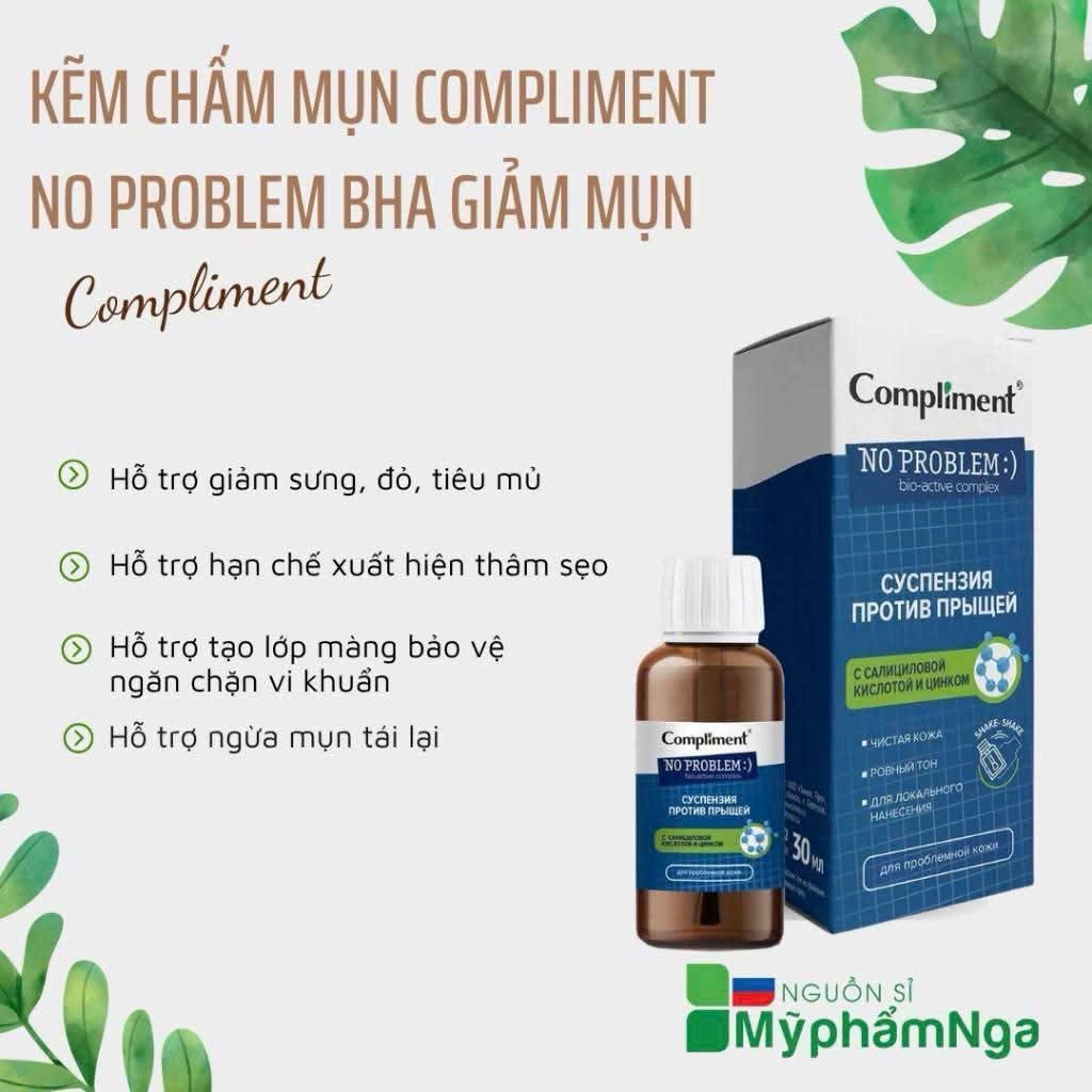 Gel CHấm MỤN Compliment  No Problem BHA