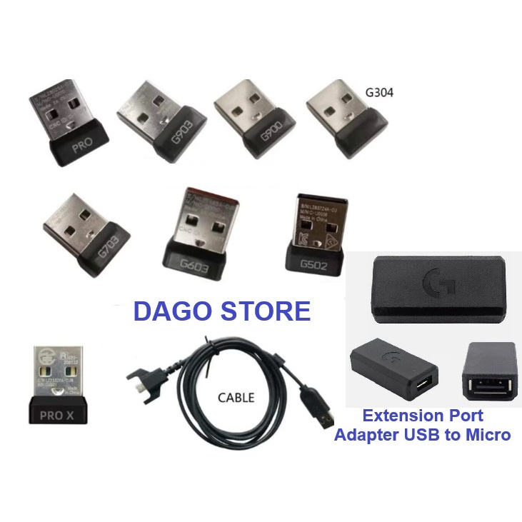 Đầu thu USB Receiver Logitech GPro X Superlight Receiver GPro Wireless - Receiver G304 G903 - Receiv
