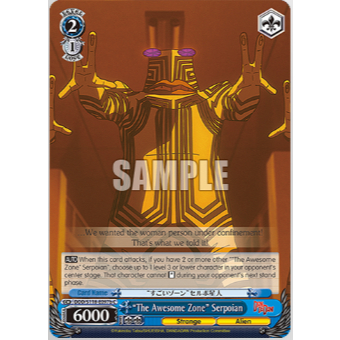 [Thẻ bài chính hãng Weiß Schwarz] DDD/S118-097b  "The Awesome Zone" Serpoian C