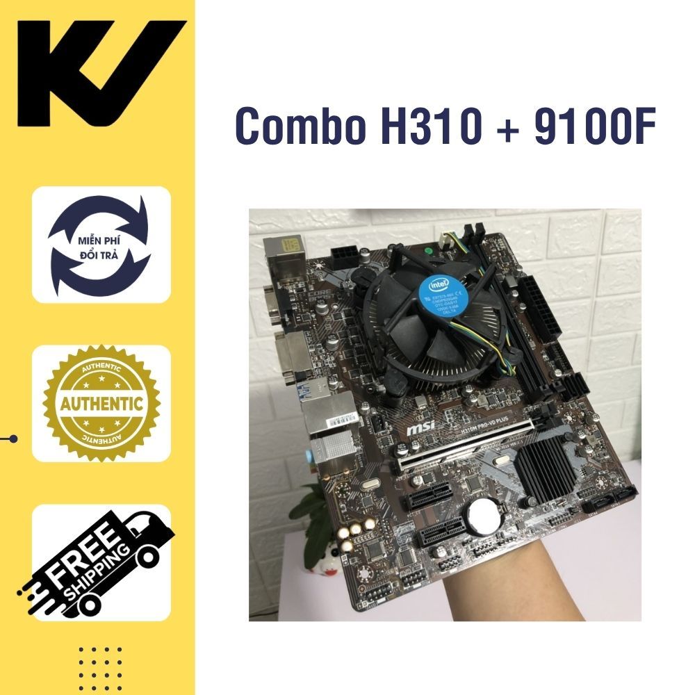 PC Lẻ Combo CPU i3 9100F + MAIn H310 / B360 / B365 + Ram Các Loại Hàng Rẻ Zin và Chất