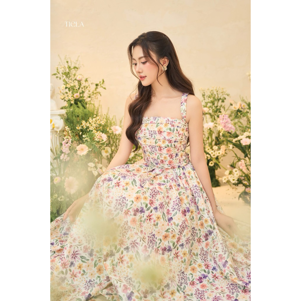 [Pass/Thanh lý] TIELA - (Đọc mô tả)Set BRENNA + Cột tóc cùng vải