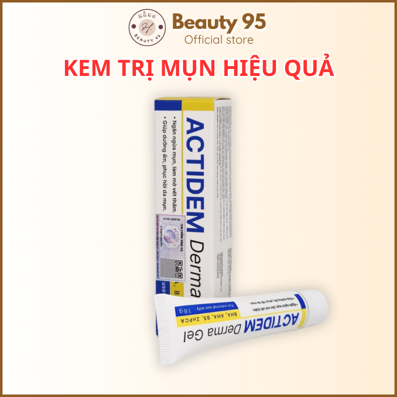 Gel giảm mụn, mờ thâm ACTIDEM Derma Gel và Derma EXTRA Gel 18g chính hãng