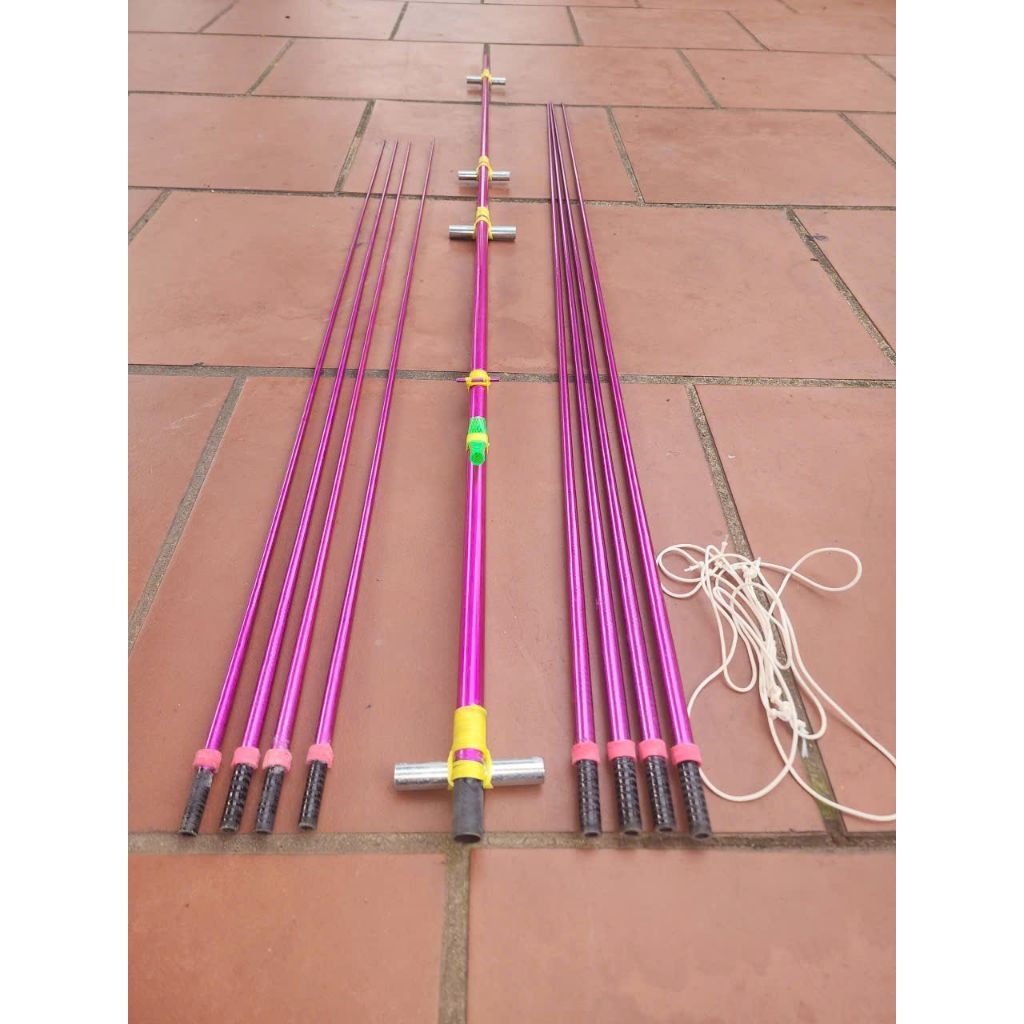 Khung 2m5 Mẹ bồng con. Full tím