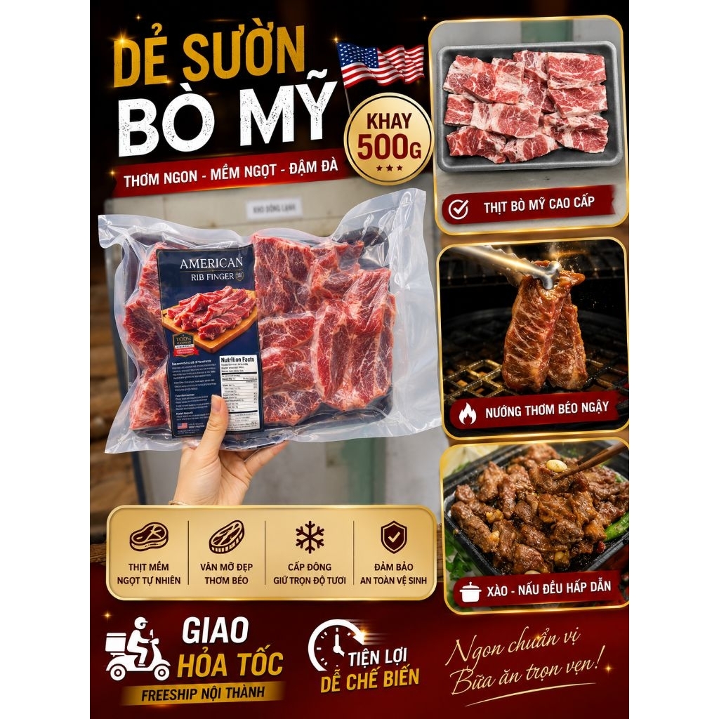 𝐃𝐄̉ 𝐒𝐔̛𝐎̛̀𝐍 𝐁𝐎̀ MỸ . Khay 500g (giao hoả tốc)