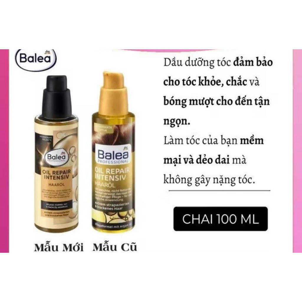 dầu dưỡng tóc balea Đức