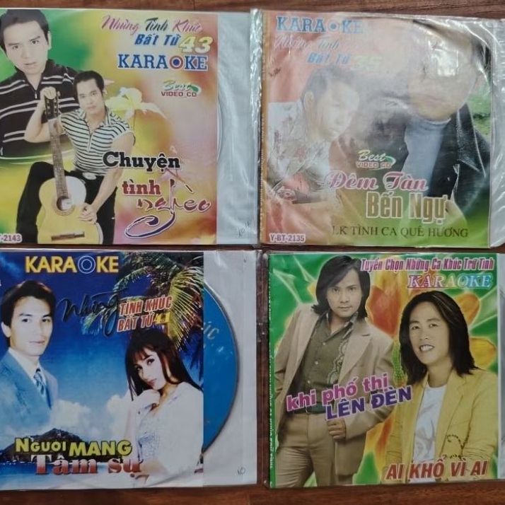 Combo 4 VCD Karaoke trữ tình