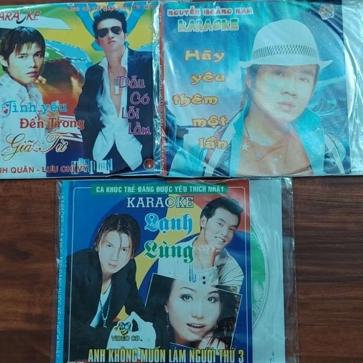 Combo 3 VCD Karaoke nhạc trẻ