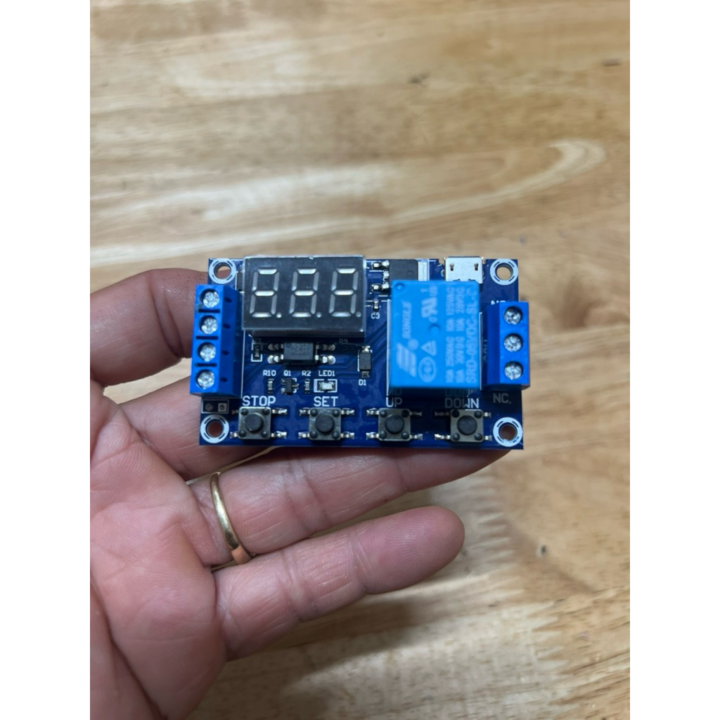 Mạch tạo trễ 0-999 phút dùng Relay JZ-801/M421 ,hẹn giờ 5V-30V đóng ngắt thiết bị
