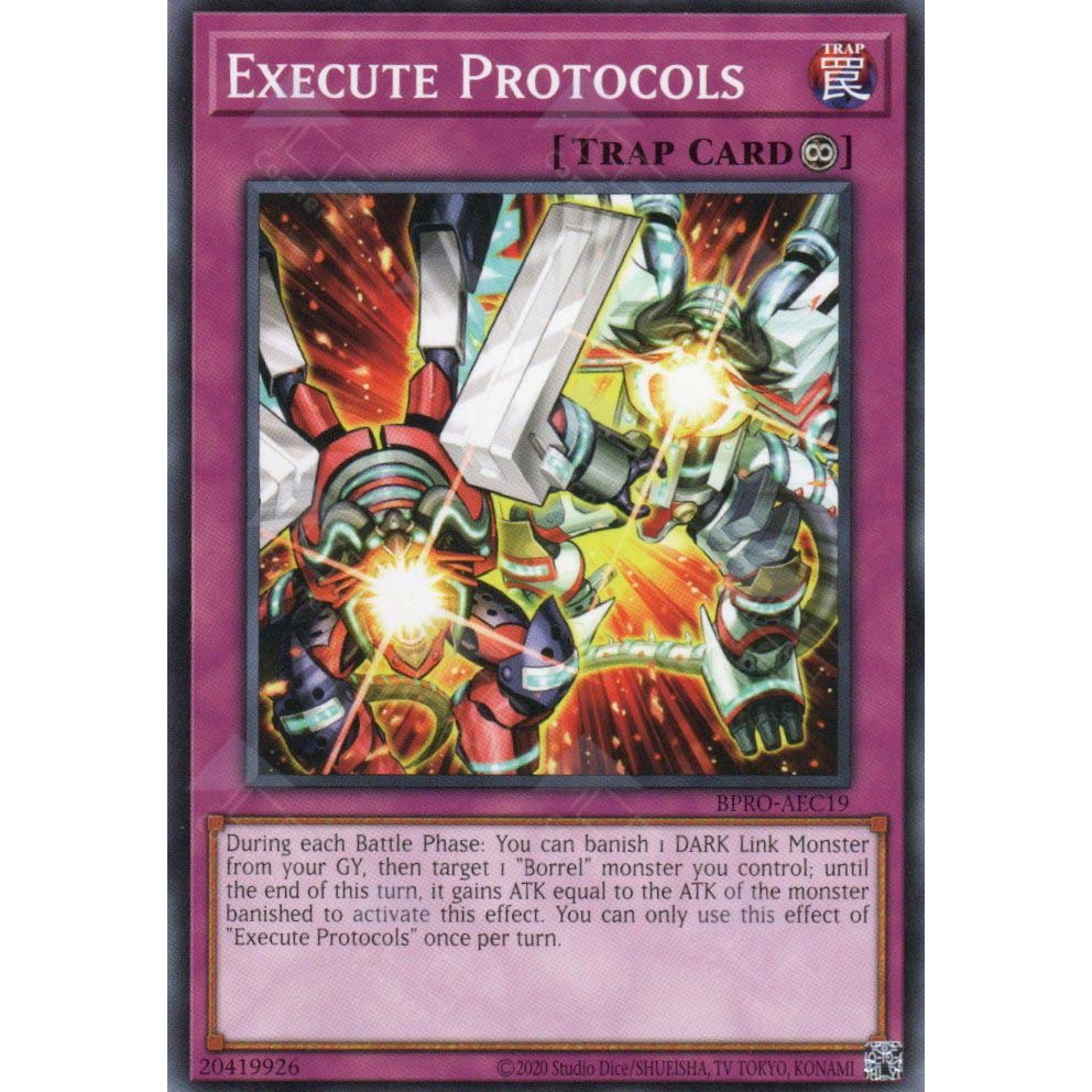 Thẻ bài Yugioh Tiếng Anh Chính Hãng Phiên Bản AE: BPRO-AEC19 Execute Protocols (N)
