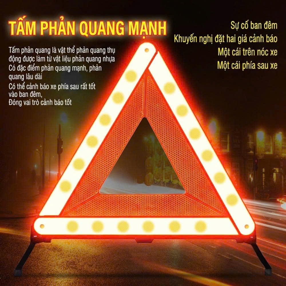 Biển Cảnh Báo Nguy Hiểm Phản Quang, Biển Cảnh Báo Tam Giác phản Quang Tiện Lợi Citycase