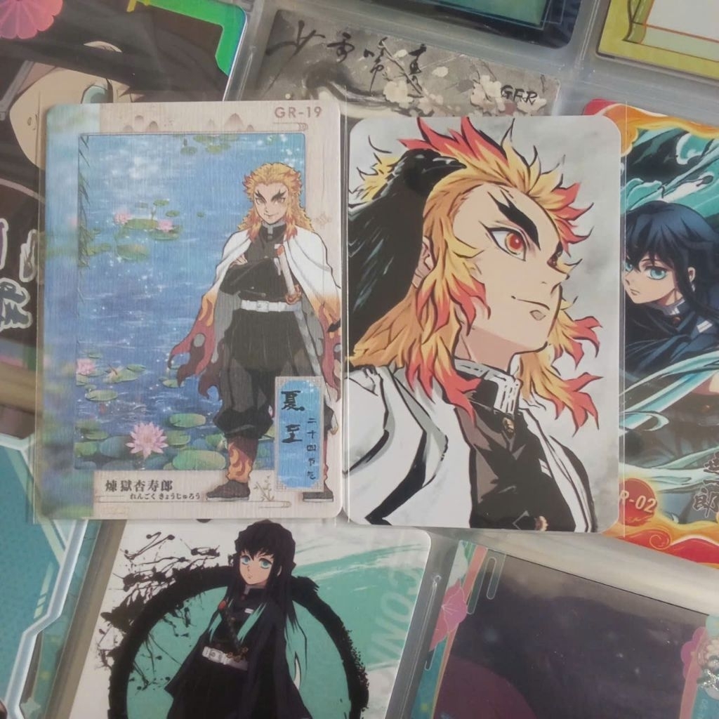 [KNY] COMBO CARD KIMETSU NO YAIBA - TANJIRO, MUICHIRO, GIYUU,...