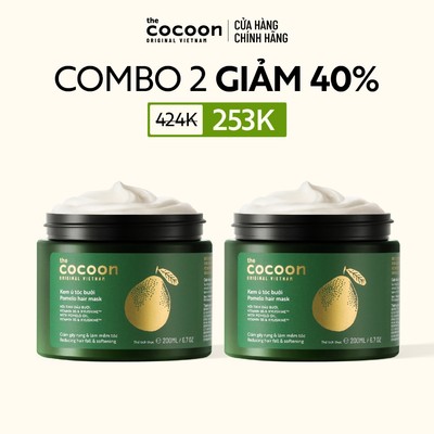 [MUA 2 GIẢM 40%] Combo 2 Kem ủ bưởi Cocoon 200ml
