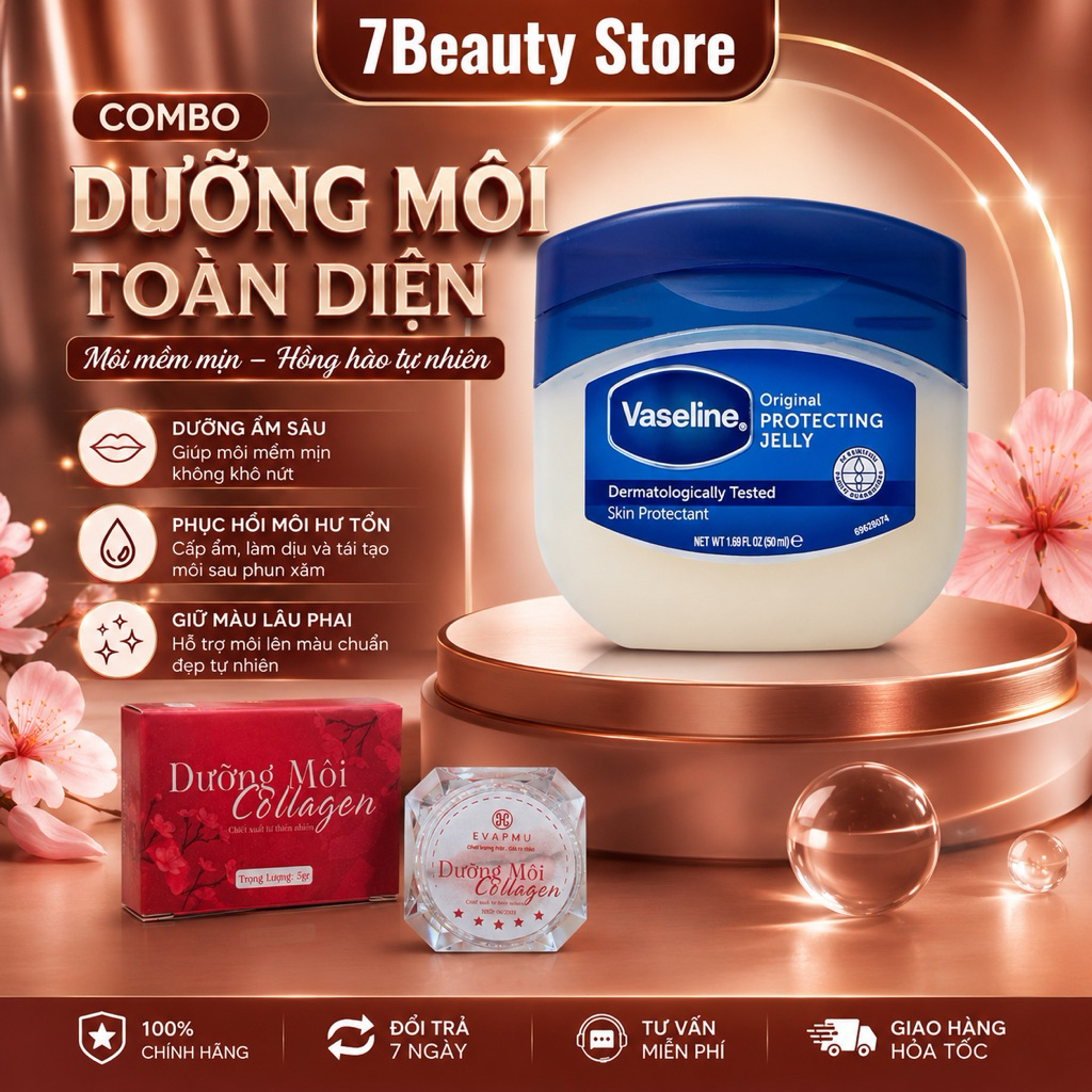 Vaseline hũ 42g Chính Hãng – Sáp Dưỡng Ẩm Cho Da Mềm Mịn, Khỏe Mạnh