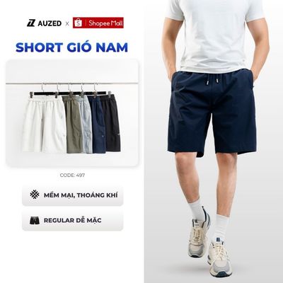 Quần Short Gió Nam AUZED Cạp Chun Dây Rút, Quần Short Thể Thao Nam Khỏe Khoắn, Năng Động 497