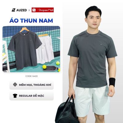 Áo Thun Thể Thao Nam AUZED, Áo Thun Nam Co Giãn 4 Chiều, Thoáng Khí Nhanh Khô, Form Regular 6403