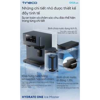 MÁY LỌC NƯỚC LÀM ĐÁ , CHỈNH NHIỆT 3-98° C TINECO HYDRATE ONE ICE MASTER (2026)