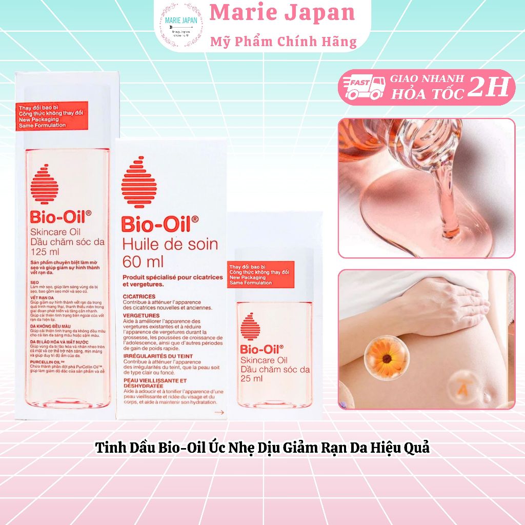 [CHE TÊN] Tinh Dầu Bio-Oil Skincare Oil Úc Nhẹ Dịu Giảm Rạn Da Hiệu Quả