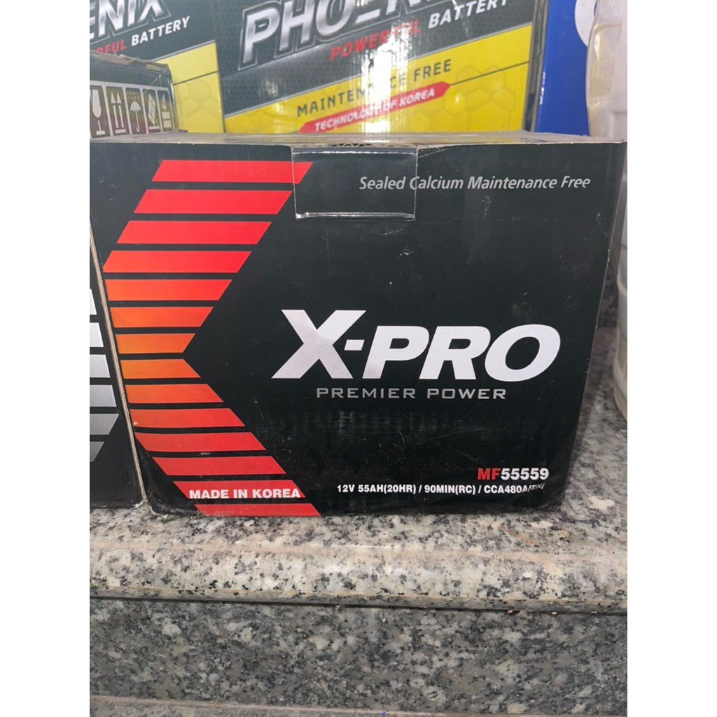 Ăc quy X-PRO 12V 55AH(20HR) DIN