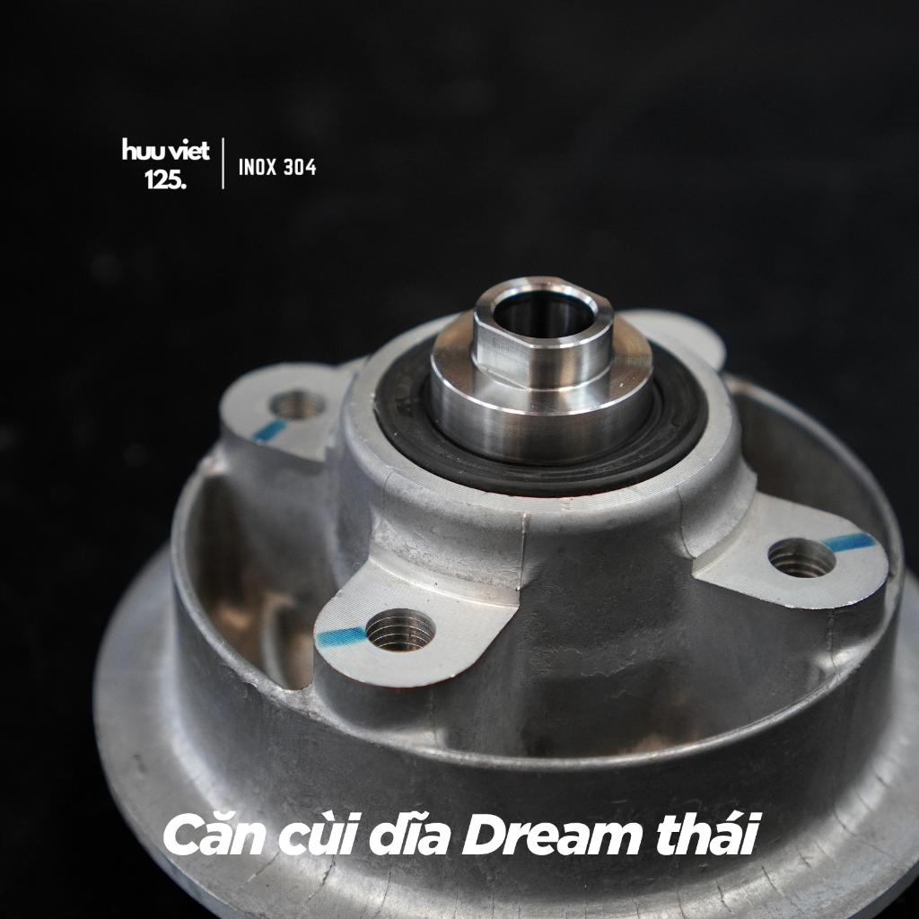 Cục căn cùi dĩa Dream, Fu Neo, X, 2, Led, Wave RS, S100, RSX, S110, Blade, A110 Inox 304 CNC nguyên 