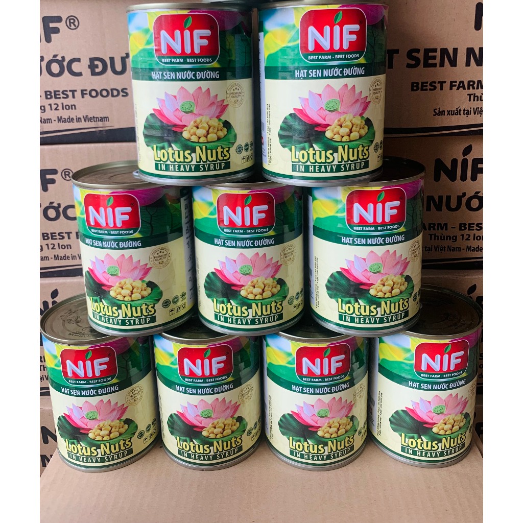 HẠT SEN NGÂM NƯỚC ĐƯỜNG NIF