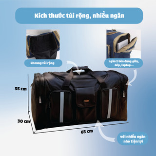 Túi du lịch có thể gấp gọn dung tích lớn cho nam và nữ Túi hành lý Túi tập thể dục Túi đeo vai HEIOU