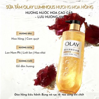 [HÀNG CÔNG TY] Sữa tắm Olay B3+ brightening |Sữa tắm dưỡng trắng da hương nước hoa