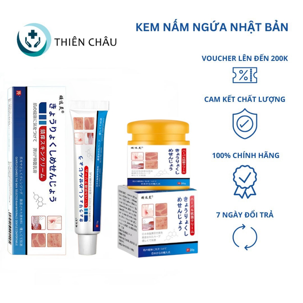 Kem Bôi Viêm Da Cơ Địa NHẬT BẢN Kyoryoku Shimenjo Dứt Điểm Nấm Da, Nấm Móng…