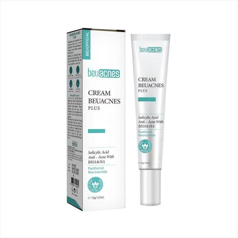 BEUACNES Gel Giảm Mụn Rau Má 15g | Gel Dưỡng Da, Hỗ Trợ Mờ Thâm, Phù Hợp Da Dầu Mụn