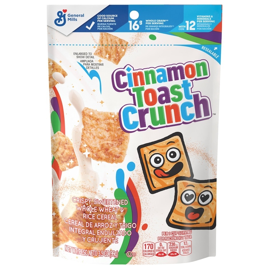 [HÀNG MỸ] Ngũ Cốc Cinnamon Toast Crunch Vị Quế Ngọt Thơm - Túi 99g