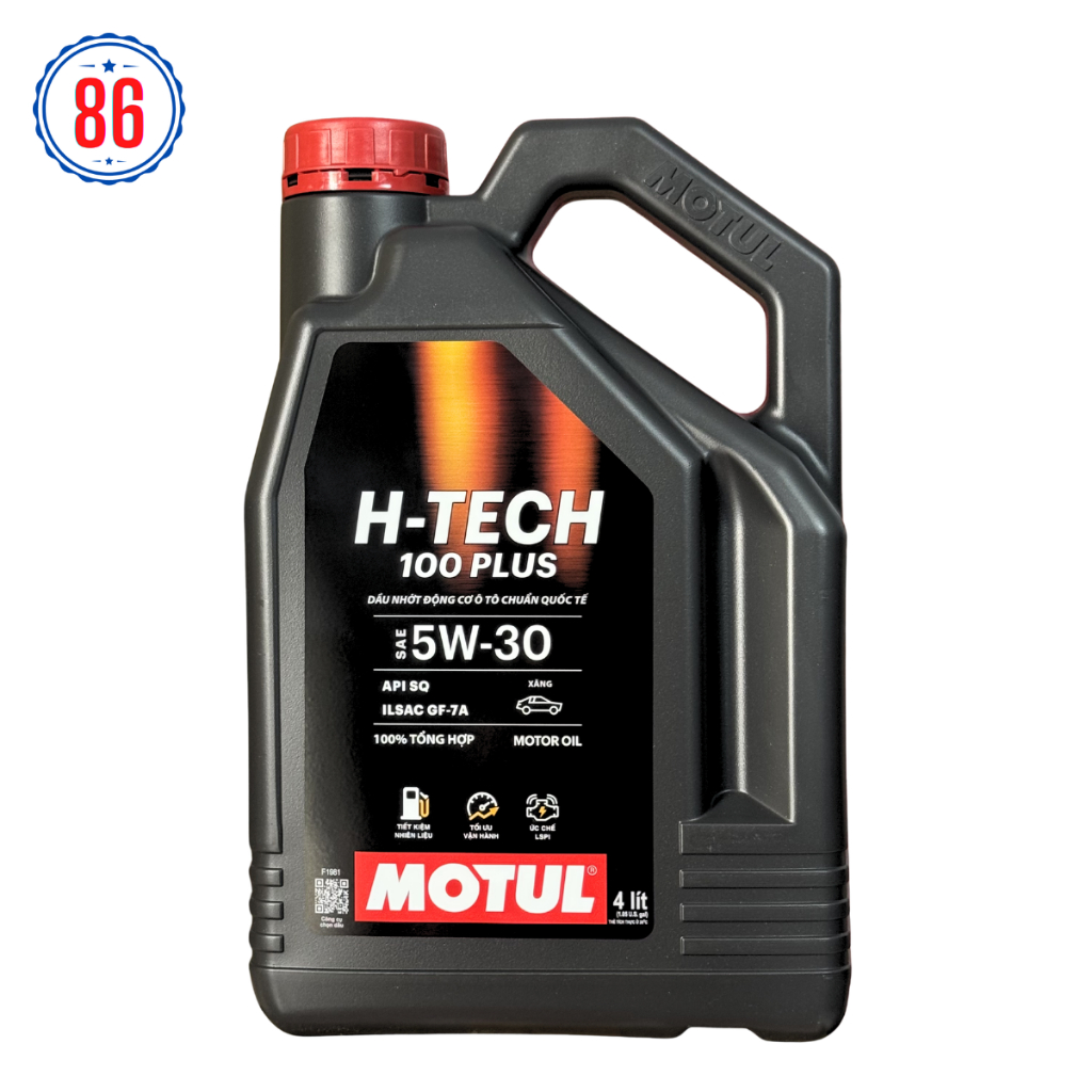 Dầu nhớt xe ô tô Motul H-Tech 100 Plus 5W30 New 2026