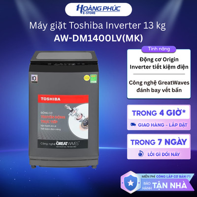 AW-DM1400LV(MK) - Máy Giặt Toshiba Inverter 13 Kg AW-DM1400LV(MK) {Ship HCM 0Đ}