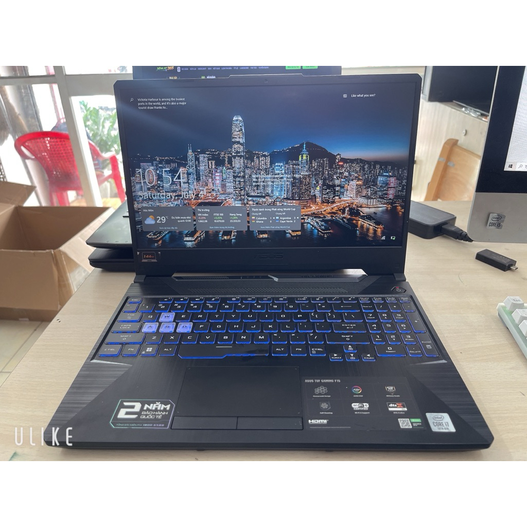 ASUS GAMING FX506LI CORE I7 10870H RAM 16G SSD 512G 15.6INCH 144HZ VGA GTX 1650TI RGB