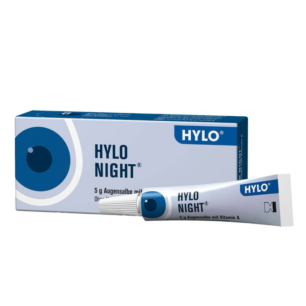 (MẪU MỚI) HYLO NIGHT - Mỡ bôi hết khô mắt nặng, đau rát, chảy nước mắt, tuýp 5g