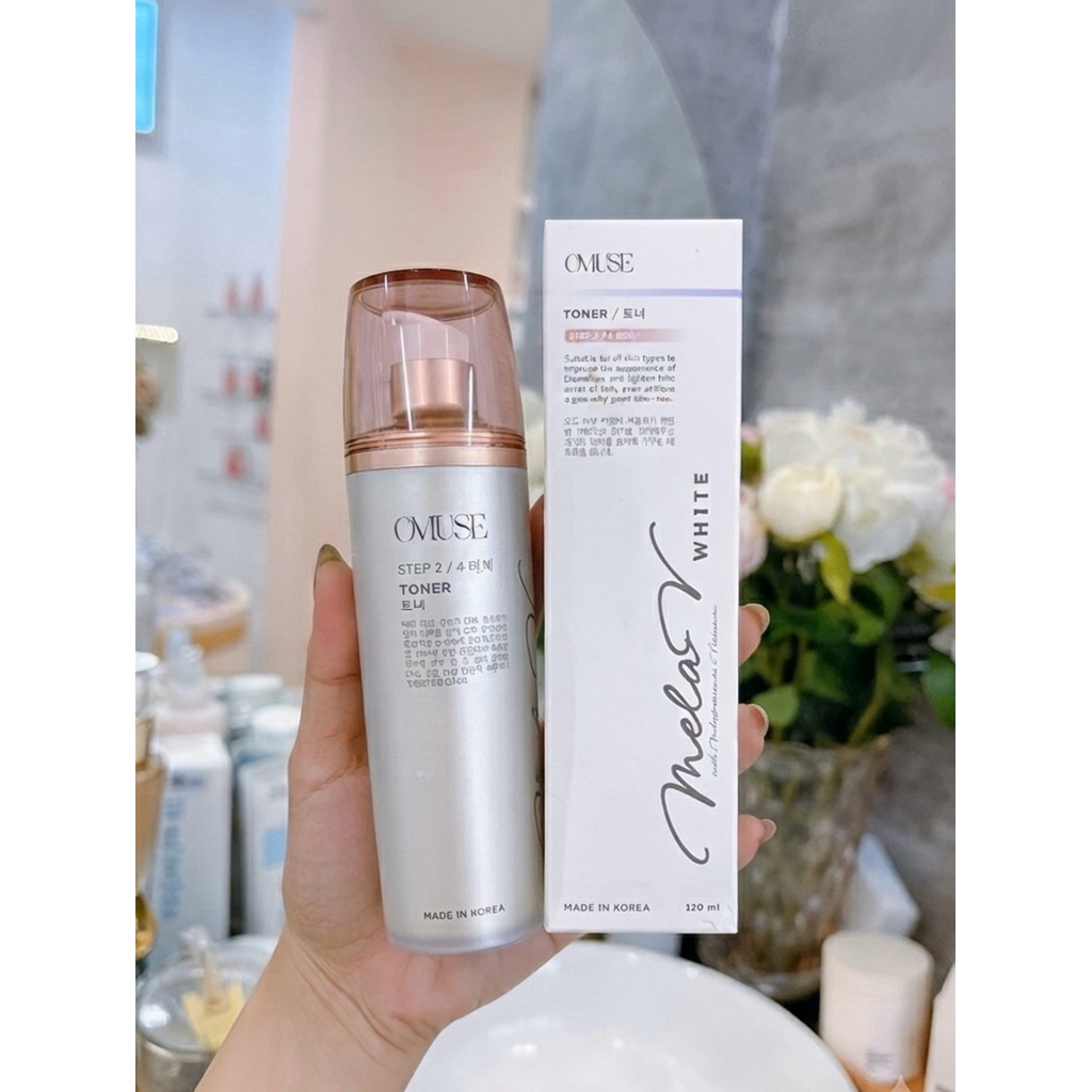 NƯỚC HOA HỒNG DƯỠNG TRẮNG OMUSE 120ML (Step 2/4 )