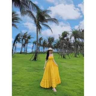 [FREESHIP] Đầm Maxi Bèo Hở Lưng -  Nhà Lỳ Có Maxi