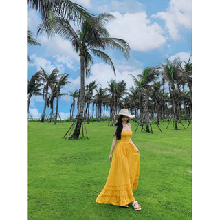 [FREESHIP] Đầm Maxi Bèo Hở Lưng -  Nhà Lỳ Có Maxi