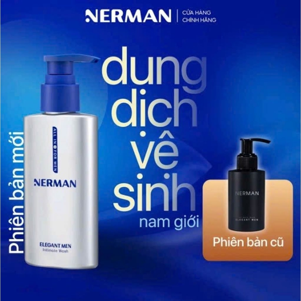 Dung dịch vệ sinh nam giới Nerman Elegant Men Nerman hương nước hoa 100ml/chai
