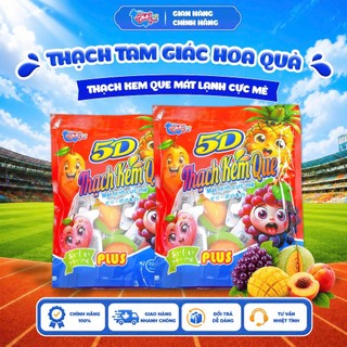 Combo 2 gói thạch kem que trái cây 5D Plus My Candy dai giòn, mát lạnh, ăn vặt nhiều vị
