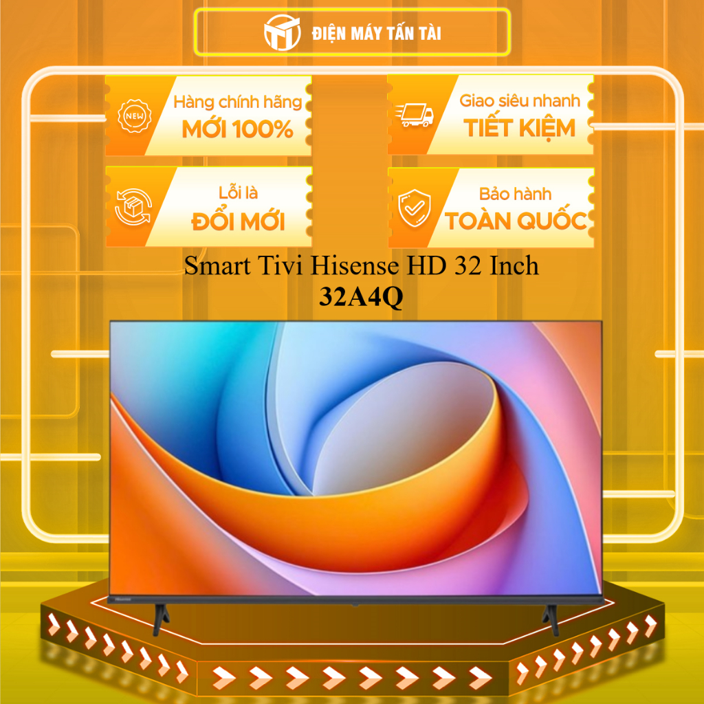 (HCM) - 32A4Q - Smart Tivi Hisense HD 32 Inch 32A4Q ( Tìm kiếm giọng nói qua ứng dụng VIDAA)