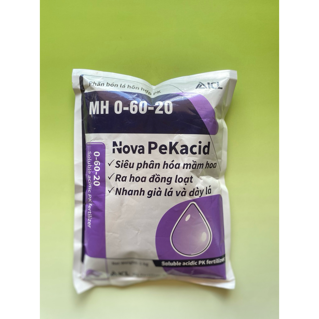 PHÂN BÓN LÁ 0-60-20 gói 1 kg