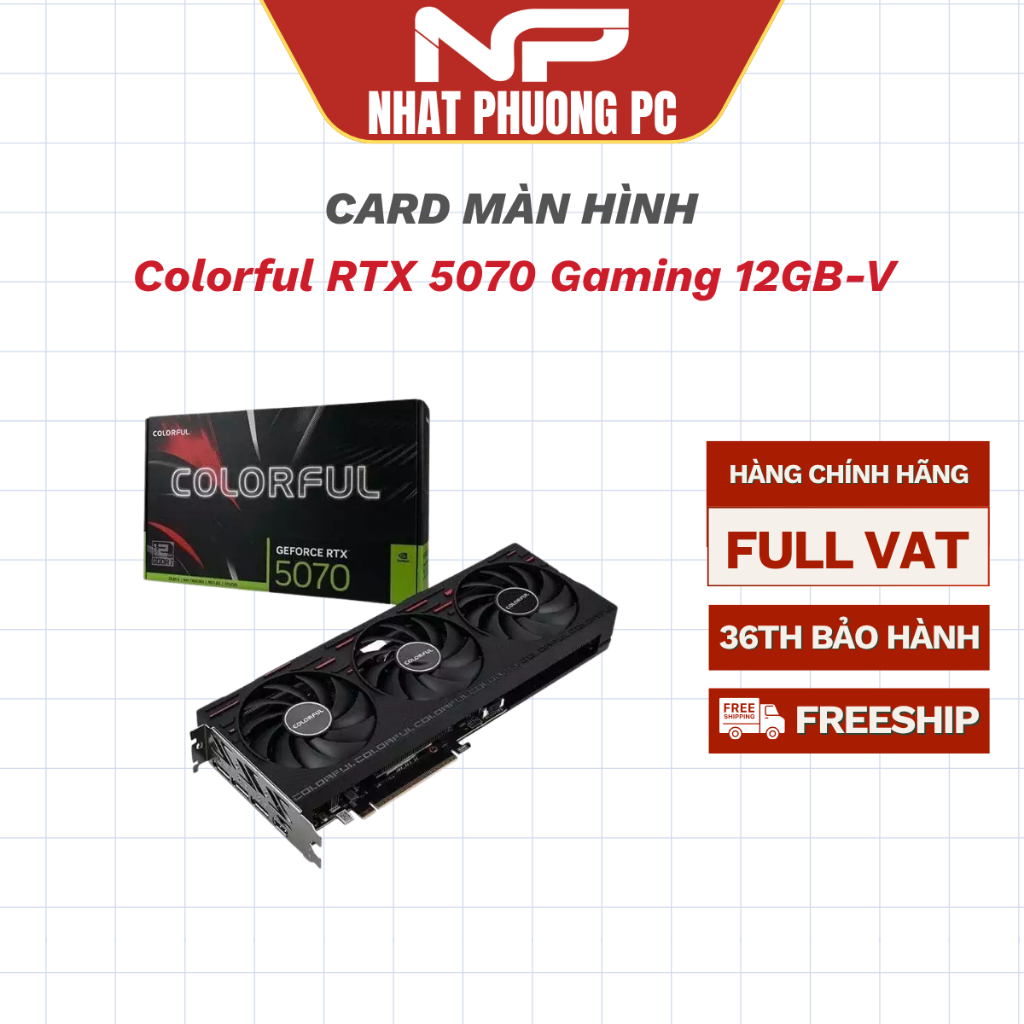 VGA Colorful GeForce RTX 5070 Gaming 12GB-V