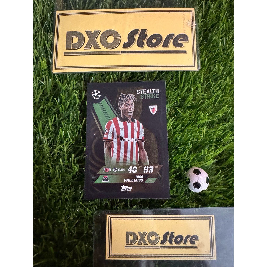 [ CHÍNH HÃNG ] - STEALTH STRIKE - TOPPS MATCH ATTAX 2026 - NICO WILLIAMS (ATHLETIC BILBAO)