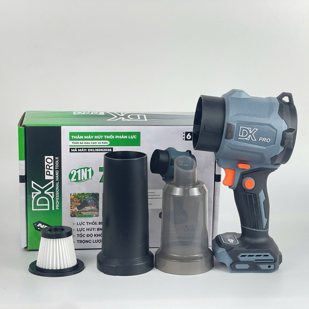 Máy Thổi và Hút Dkpro Chân pin phổ thông