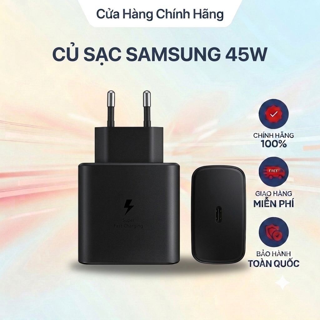 Củ Sạc SamSung 45w Chính Hãng Việt Nam