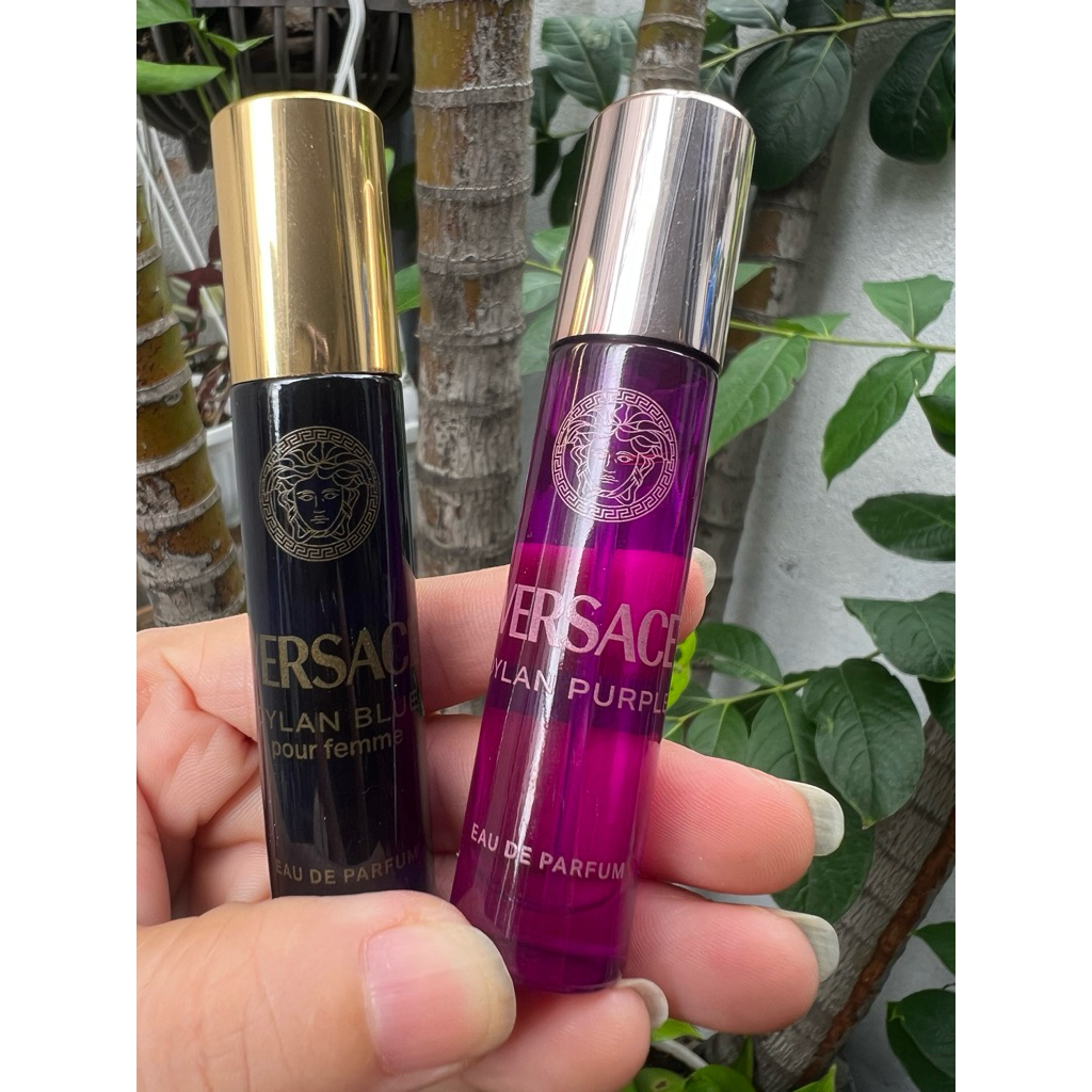Nước Hoa Mini 10ml Versace Dylan Blue Pour Femme & Dylan Purple Eau De Parfum – Dạng Xịt Mini