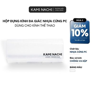 Hộp đựng mắt kính nhựa thể thao KAMI NACHI chuyên dụng chống va đập, chống trầy xước