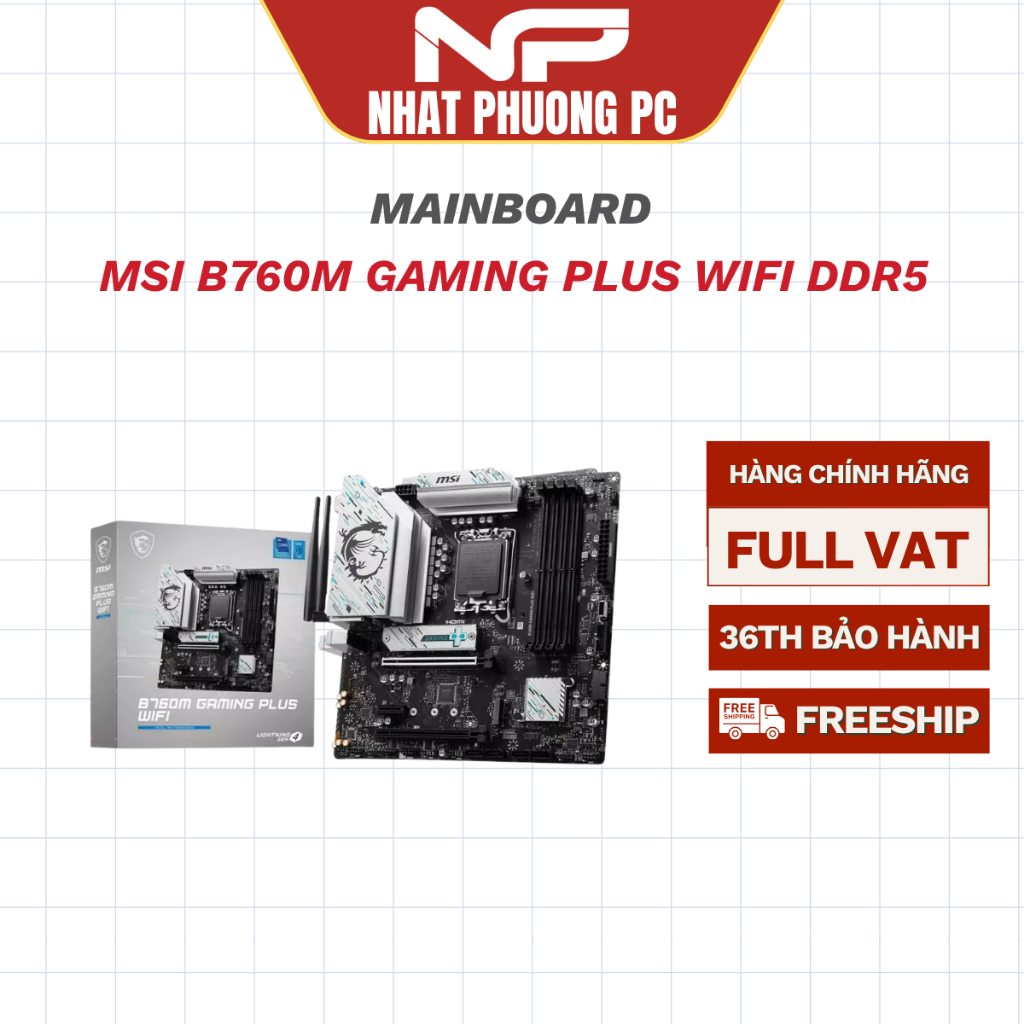Mainboard MSI B760M GAMING PLUS WIFI DDR5