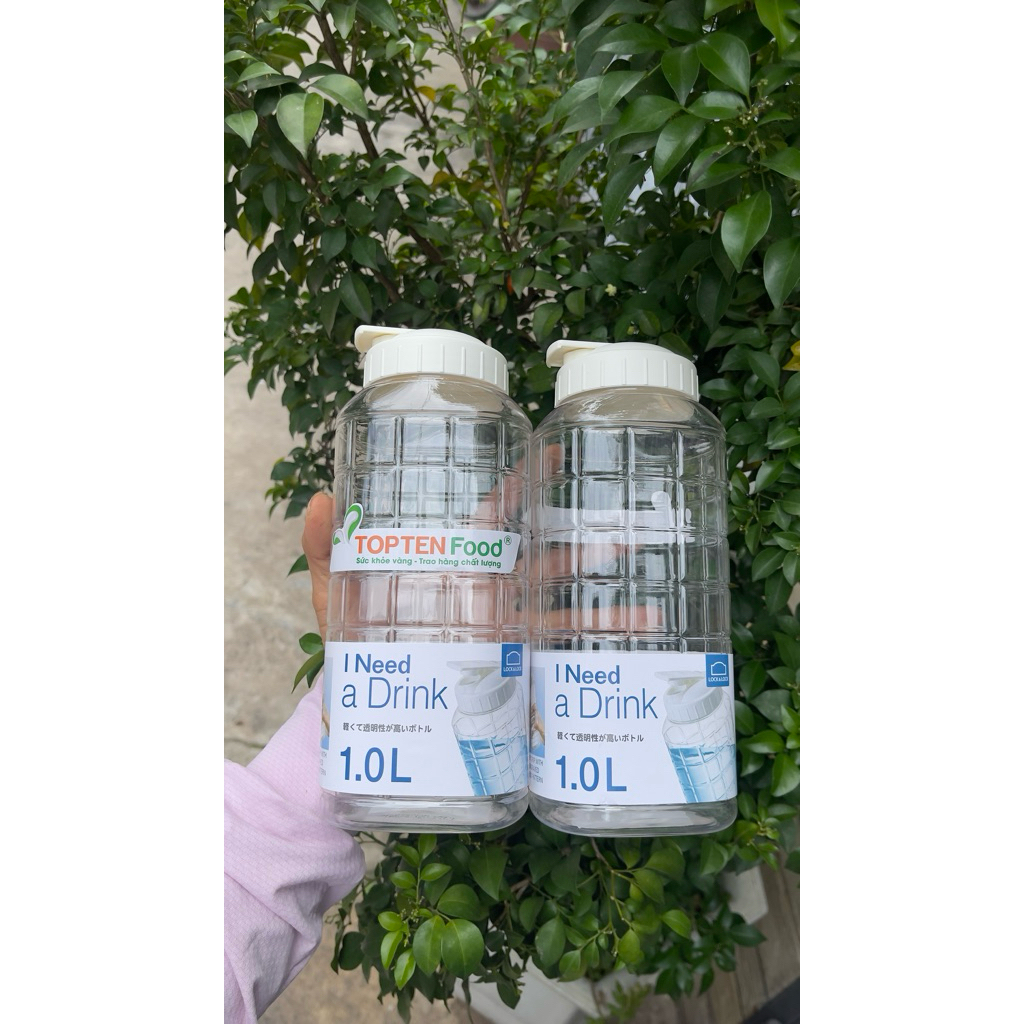 Bình nước Lock & Lock 1lit -1,2lit hồng
